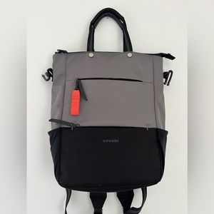 Sherpani gray & black convertible bag